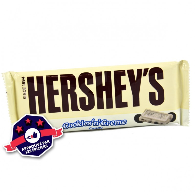 Plaque de chocolat Hershey's Cookies & Creme