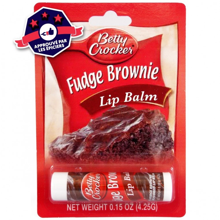 Baume à lèvres arôme Brownie - Betty Crocker