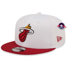 Casquette 9Fifty - Miami Heat - White Crown Team