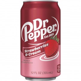 Dr Pepper - Cream soda à la fraise