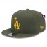 Casquette 9Fifty - Los Angeles Dodgers - Side Patch - Olive