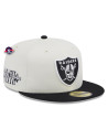 Casquette 59Fifty - Las Vegas Raiders - Championships - Blanche