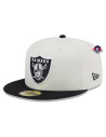 Casquette 59Fifty - Las Vegas Raiders - Championships - Blanche