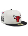 Casquette 59Fifty - Chicago Bulls - Championships - Blanche