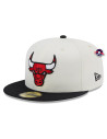 Casquette 59Fifty - Chicago Bulls - Championships - Blanche