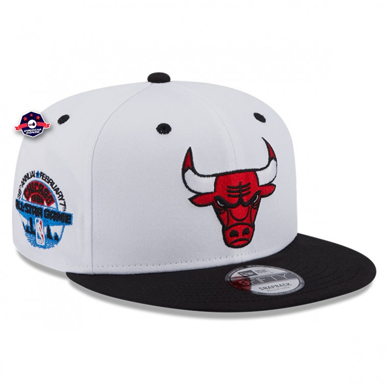 Casquette 9Fifty - Chicago Bulls - White Crown Patch