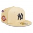 Casquette 59Fifty - New York Yankees - Raffia New Era - Crème