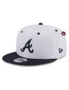 Casquette 9Fifty - Atlanta Braves - White Crown Patch