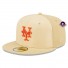 Casquette 59Fifty - New York Mets - Raffia New Era - Crème