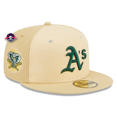 Casquette 59Fifty - Oakland Athletics - Raffia New Era - Crème