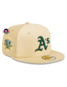 Casquette 59Fifty - Oakland Athletics - Raffia New Era - Crème