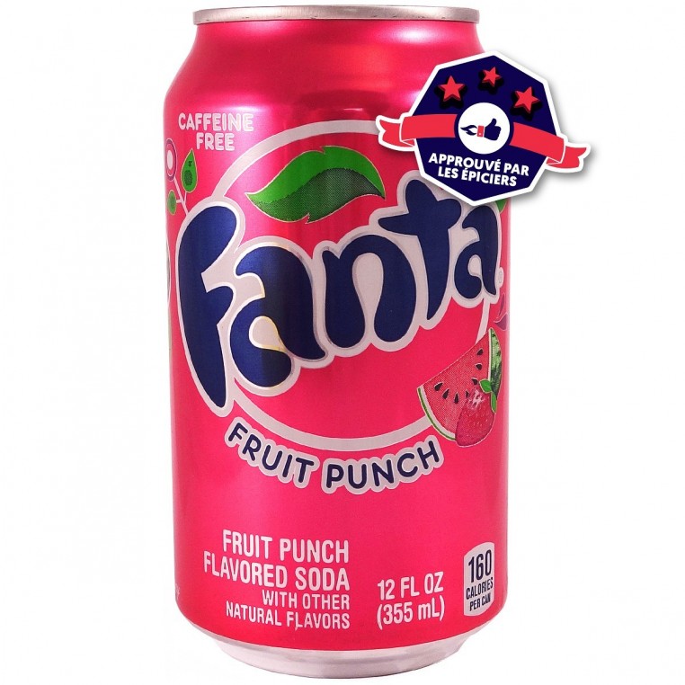 Fanta Fruit Punch - Multifruits - 355ml