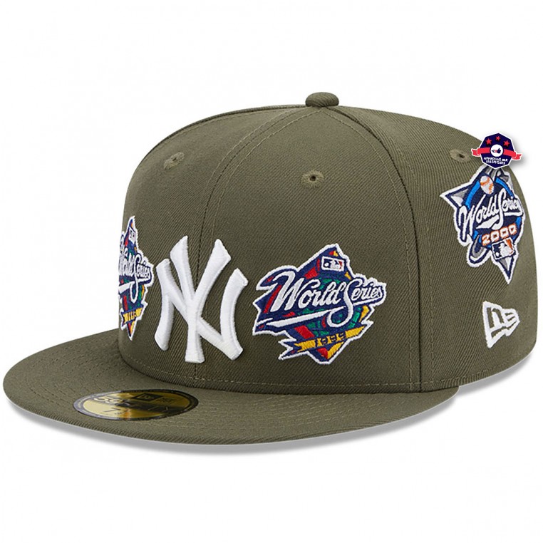 Casquette 59Fifty - New York Yankees - World Series - Olive