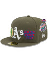 Casquette 59Fifty - Oakland Athletics - World Series - Olive