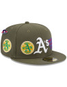 Casquette 59Fifty - Oakland Athletics - World Series - Olive