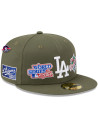 Casquette 59Fifty - Los Angeles Dodgers - World Series - Olive