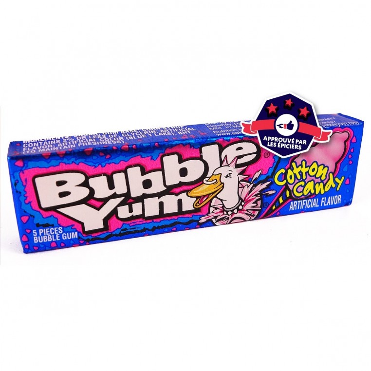 Bubble Yum - Chewing gums goût Barbe à Papa
