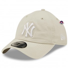 Casquette 9Twenty - New Era - New York Yankees - Washed - Blanc cassé