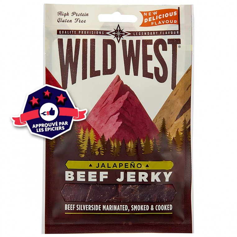 Beef Jerky - Jalapeno - Wild West - 25g