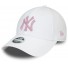 Casquette 9Forty New Era - New York Yankees - Blanc - Women - Metallic Logo