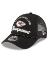 Casquette 9forty - Kansas City Chiefs - Super Bowl LVIII Champions - Parade Noir - New Era