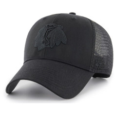 Casquette '47 - Chicago Blackhawks - Trucker Branson - Noir sur Noir