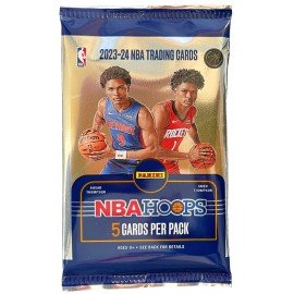 Pack de 5 Trading Cards - 2023-24 Panini Hoops Basketball Gravity Box