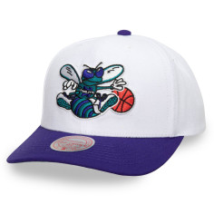 Casquette Mitchell & Ness - Charlotte Hornets - 2 Tone Pro - Blanche