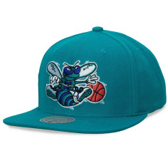 Casquette Mitchell & Ness - Charlotte Hornets - Team Ground - Bleu