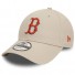 Casquette New Era - 9Forty - Boston Red Sox - Patch - Gris clair