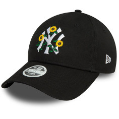 Casquette 9Forty New Era - New York Yankees - Floral - Women - Noire