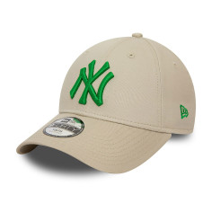 Casquette 9Forty New Era - New York Yankees - League Essential - Enfant - Beige clair