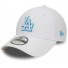 Casquette 9Forty New Era - Los Angeles Dodgers - Team Outline - Blanche