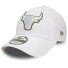 Casquette 9Forty - Chicago Bulls - Outline - Blanche