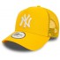 Casquette Trucker - New York Yankees - Jaune - League Essential