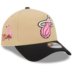 Casquette New Era - Miami Heat - 9Forty - City Sidepatch - Cream Soda