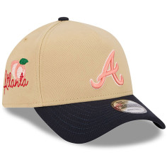 Casquette New Era - Atlanta Braves - 9Forty - City Sidepatch - Cream Soda