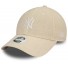 Casquette New Era - New York Yankees - Lin - Crème - Women - 9Forty