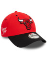 Casquette New Era - Chicago Bulls - 9Forty - Side patch - Rouge