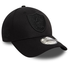Casquette New Era - 39Thirty - Las Vegas Raiders - Noir - Monochrome