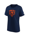 T-Shirt - Chicago Bears - Primary Logo - Fanatics - Bleu