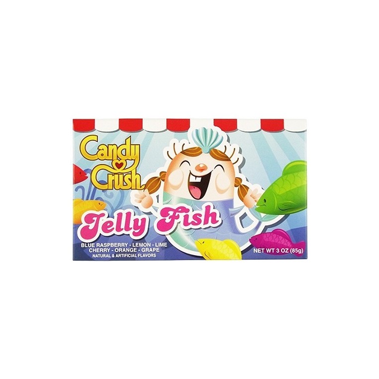 Boîte de Bonbons gélifiés Candy Crush version poisson