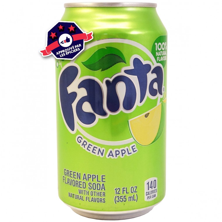 Fanta - Green Apple - 355ml