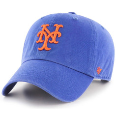 Casquette '47 MLB - New York Mets - Clean Up - Cooperstown - Bleu Royal