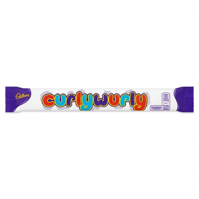 Curly Wurly en France - Chocolat Cadbury
