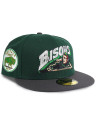 Casquette 59Fifty - Buffalo Bisons - Drop MiLB - Verte et Grise