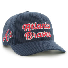 Casquette '47 - Atlanta Braves - Chainscript - Low Crown - Bleu Marine