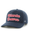 Casquette '47 - Atlanta Braves - Chainscript - Low Crown - Bleu Marine