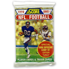 Pack Trading Cards NFL - 1990 Score - 16 cartes