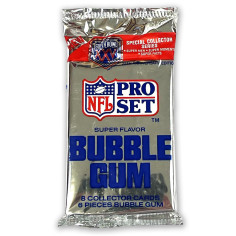 Pack Trading Cards NFL - 1990 Pro Set - Superbowl XXV - 8 cartes